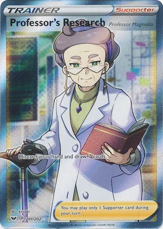 Professor's Research - 201/202 - Sword and Shield - Full Art | Viridian Forest