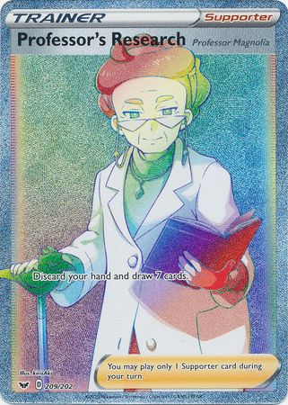 Professor's Research - 209/202 - Sword and Shield - Secret Rare | Viridian Forest