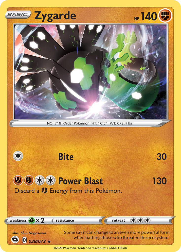 Zygarde - 028/073 - Champions Path - Holo | Viridian Forest