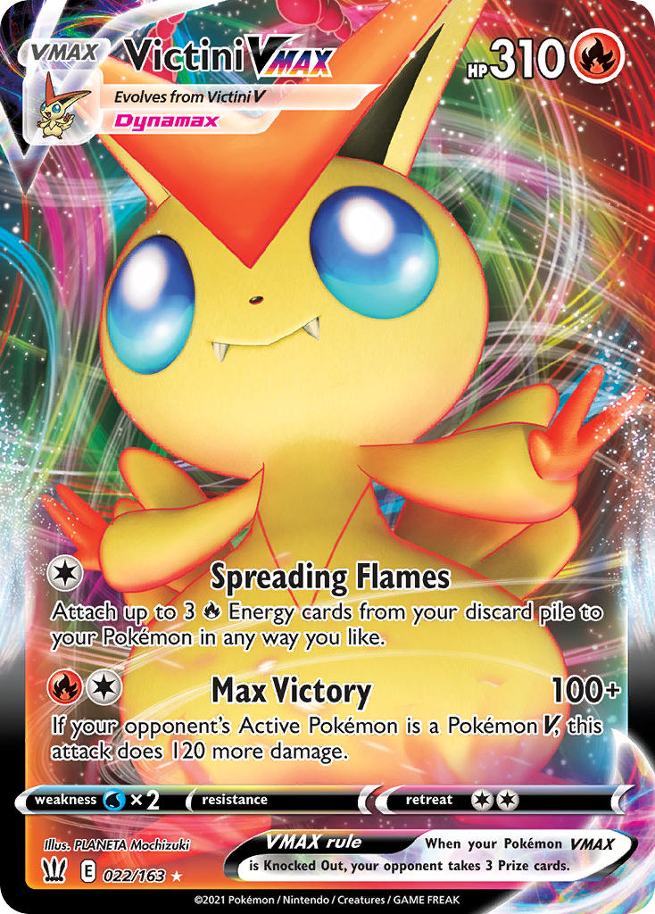 Victini VMAX - 022/163 - Battle Styles - Ultra Rare | Viridian Forest