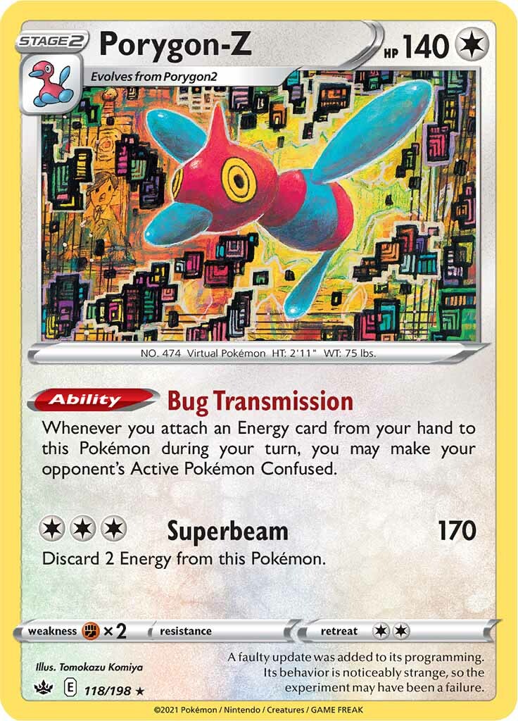 Porygon-Z  - 118/198 - Chilling Reign - Holo | Viridian Forest
