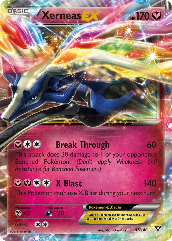 Xerneas EX - 97/146 - XY - Ultra Rare | Viridian Forest