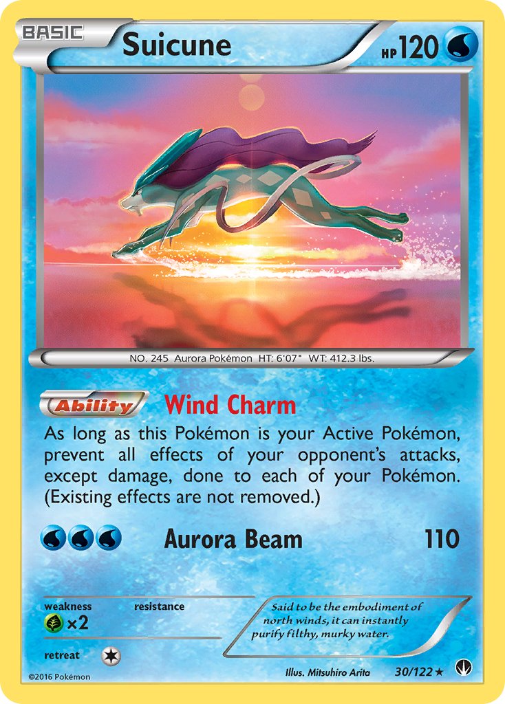 Suicune - 30/122 - BREAKpoint - Holo | Viridian Forest