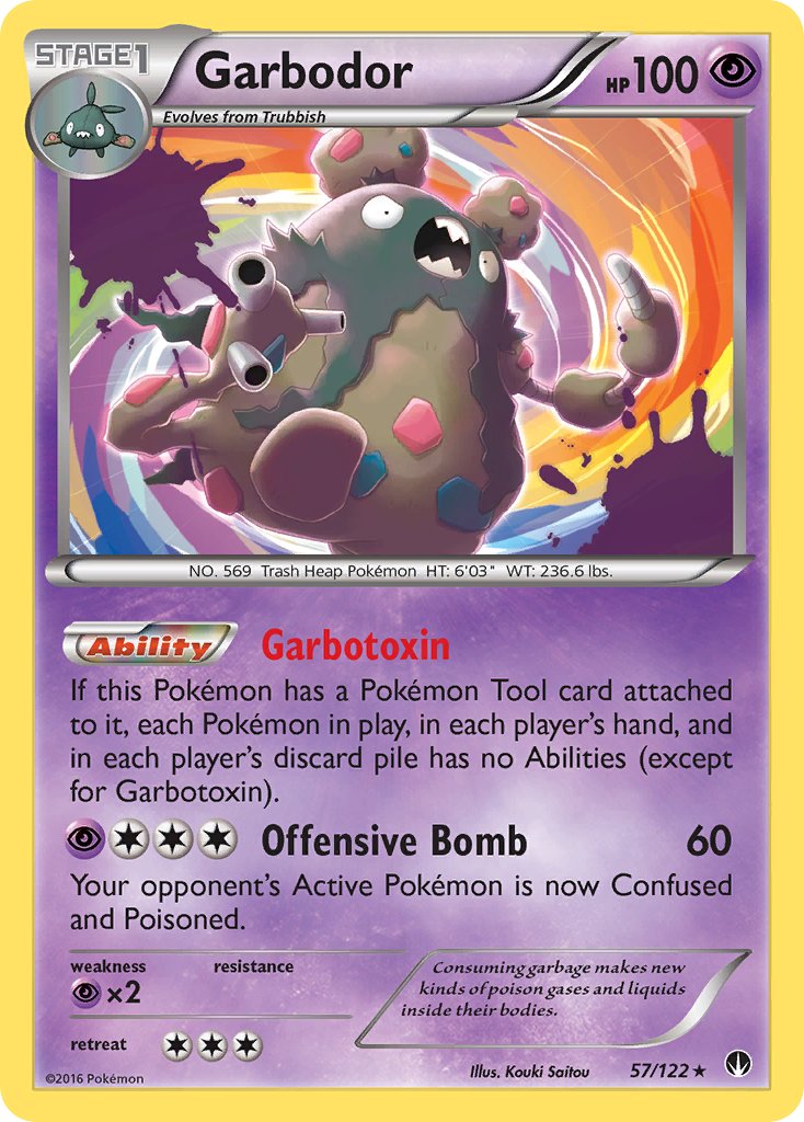 Garbodor - 57/122 - BREAKpoint - Holo | Viridian Forest
