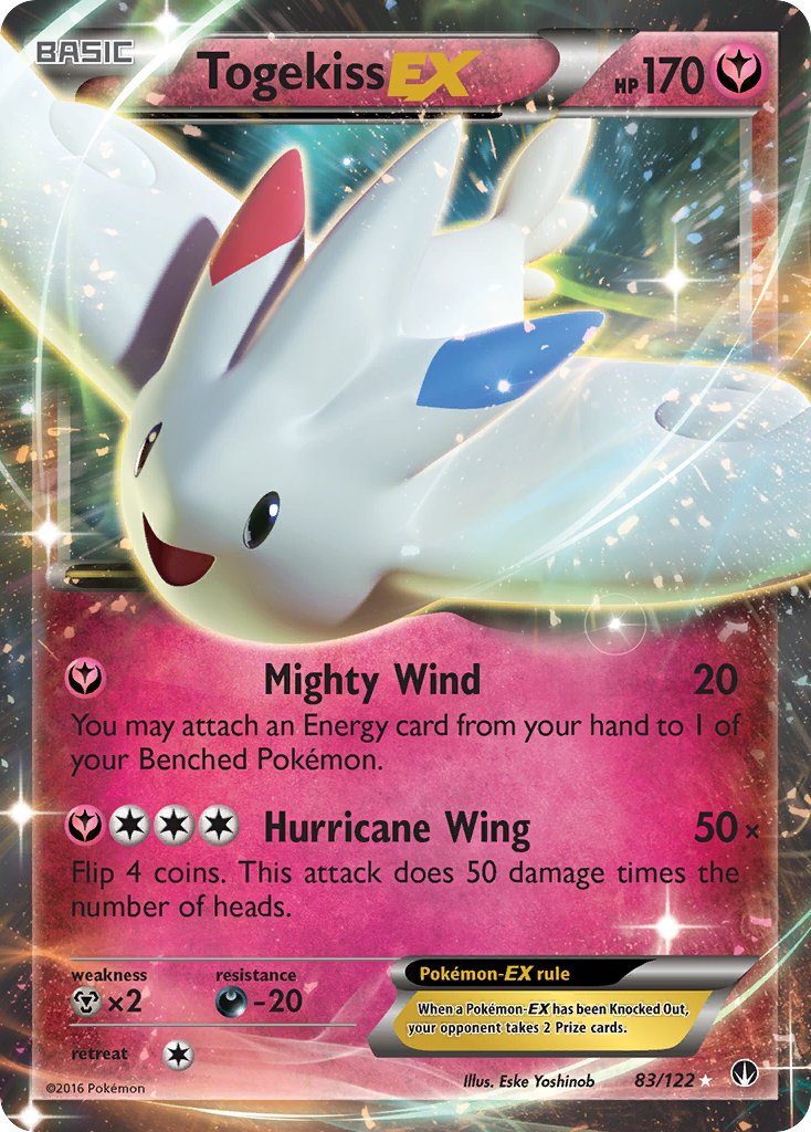 Togekiss EX - 83/122 - BREAKpoint - Ultra Rare | Viridian Forest
