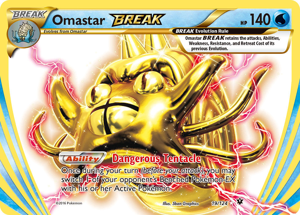 Omastar BREAK - 19/124 - Fates Collide - Break | Viridian Forest
