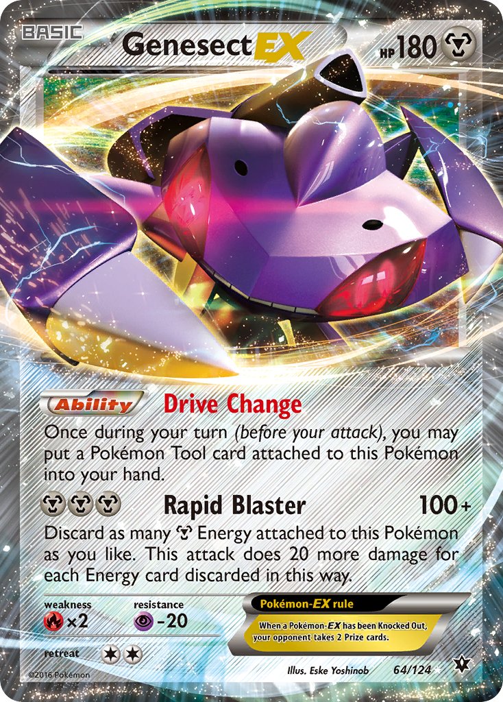 Genesect EX - 64/124 - Fates Collide - Ultra Rare | Viridian Forest