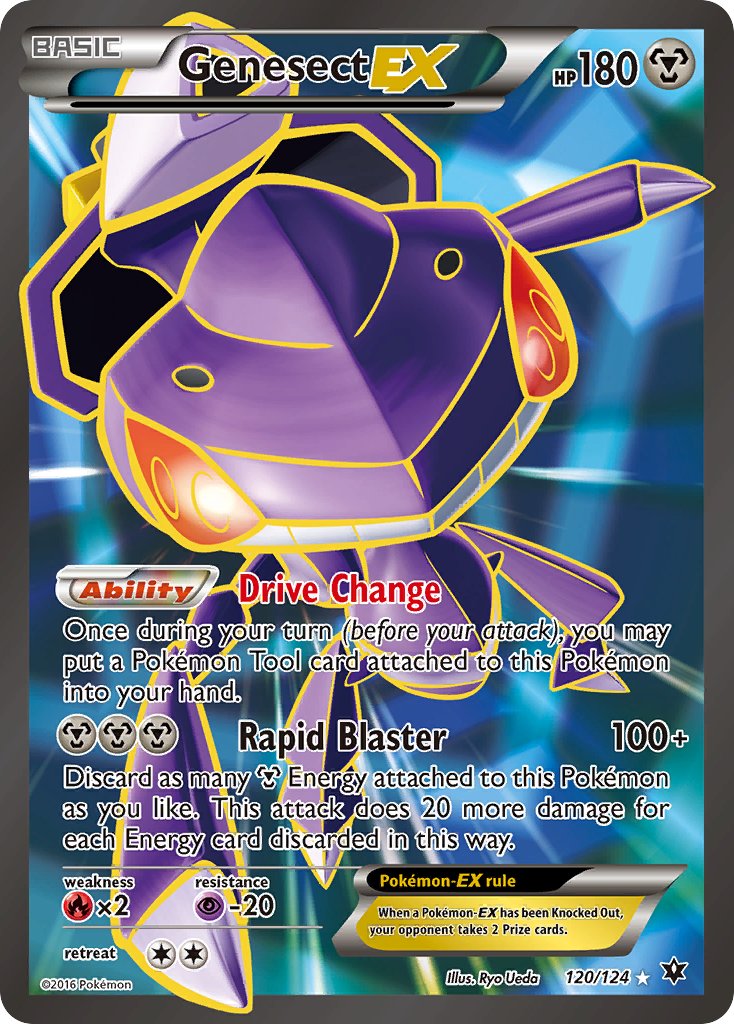 Genesect EX - 120/124 - Fates Collide - Full Art | Viridian Forest