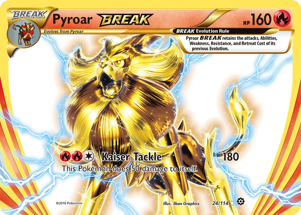 Pyroar BREAK - 24/114 - Steam Siege - Break | Viridian Forest