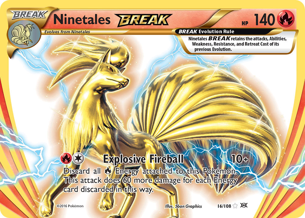 Ninetales BREAK - 16/108 - Evolutions - Break | Viridian Forest