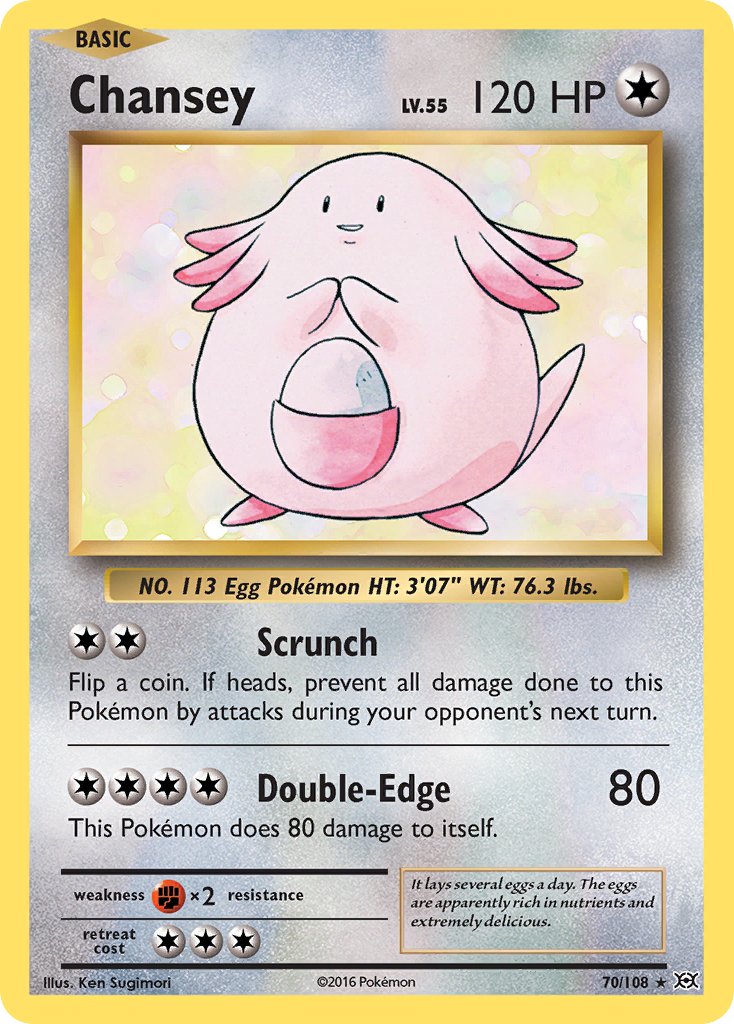 Chansey - 70/108 - Evolutions - Holo | Viridian Forest