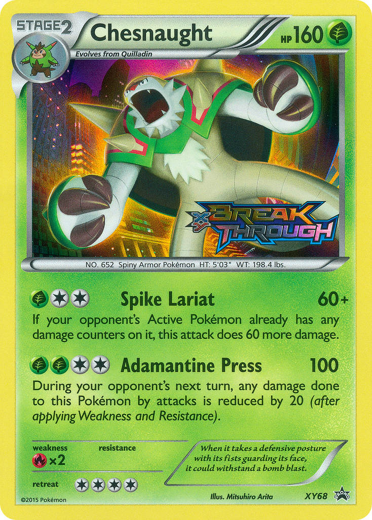 Chesnaught - XY68 - XY Promo | Viridian Forest