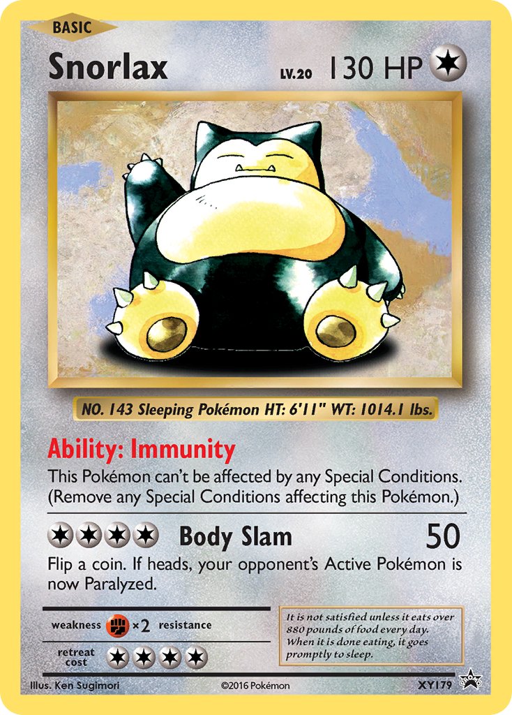 Snorlax - XY179 - XY Promo | Viridian Forest