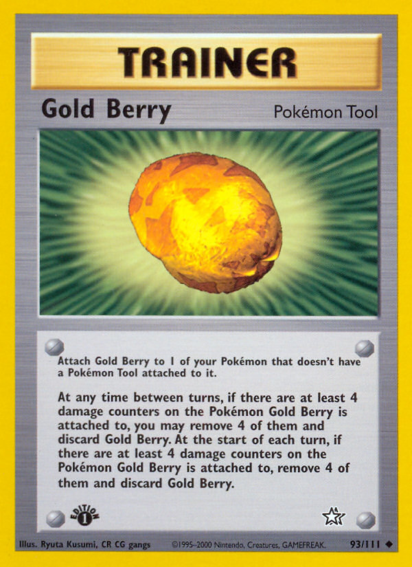 Gold Berry (93/111) [Neo Genesis 1st Edition] | Viridian Forest