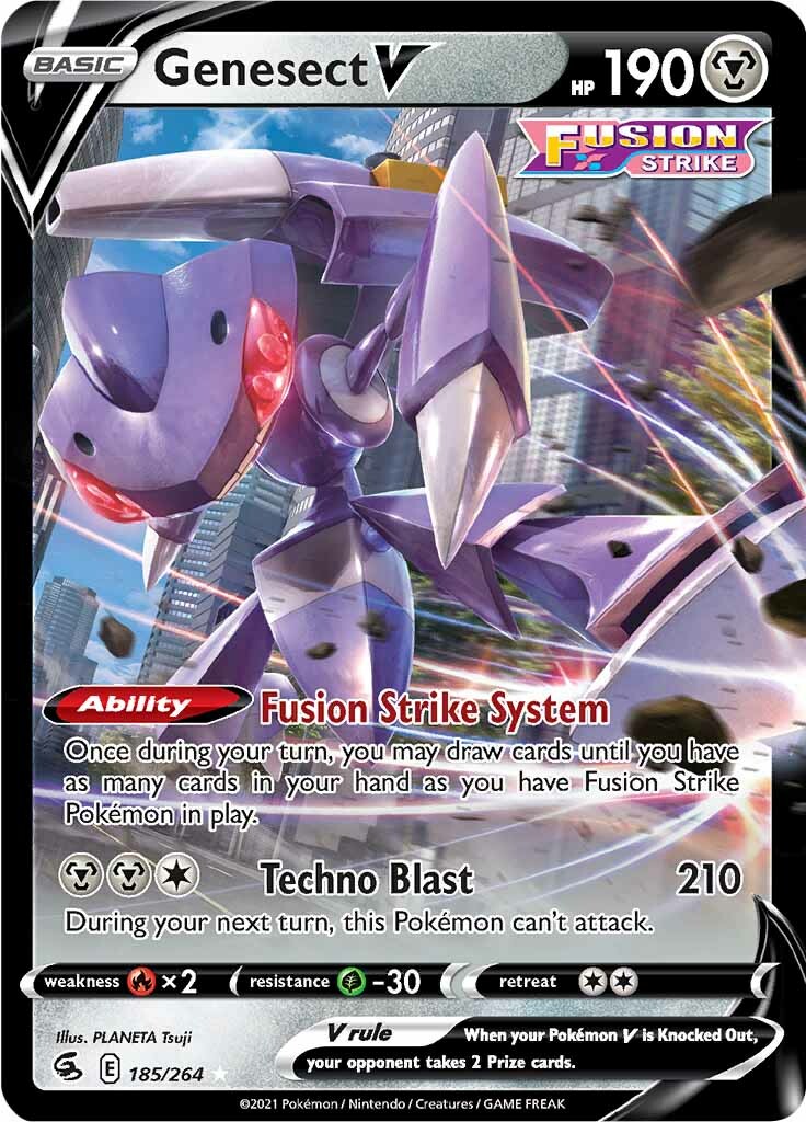 Genesect V - 185/264 - Fusion Strike - Ultra Rare | Viridian Forest