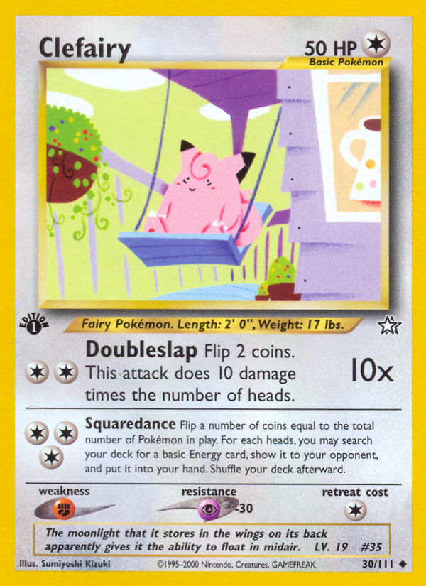 Clefairy (30/111) [Neo Genesis 1st Edition] | Viridian Forest