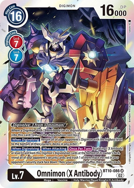 Omnimon (X Antibody) [BT10-086] [Revision Pack Cards] | Viridian Forest