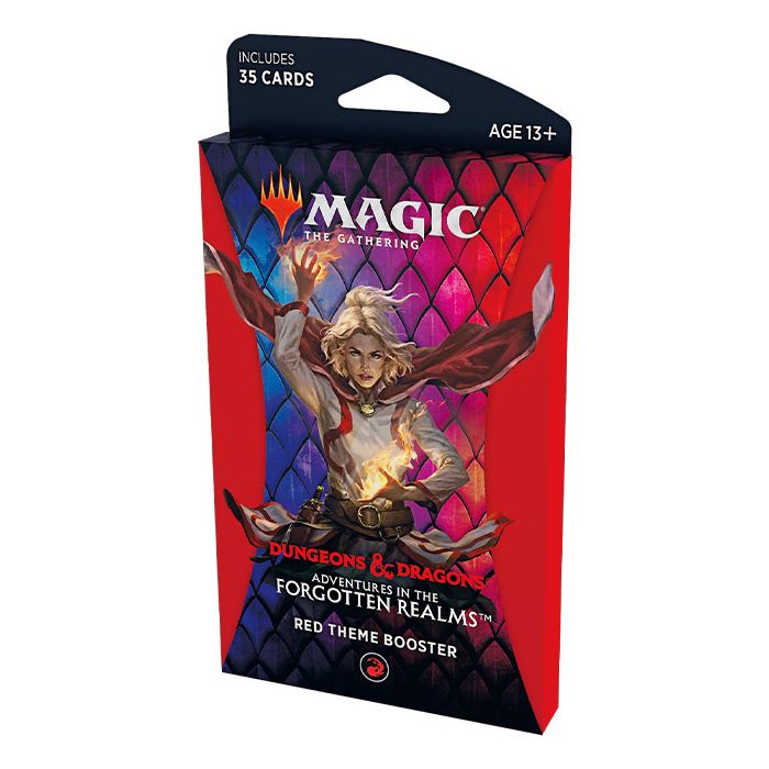 MAGIC: THE GATHERING DUNGEONS & DRAGONS: ADVENTURES IN THE FORGOTTEN REALMS THEME BOOSTER PACK - RED | Viridian Forest