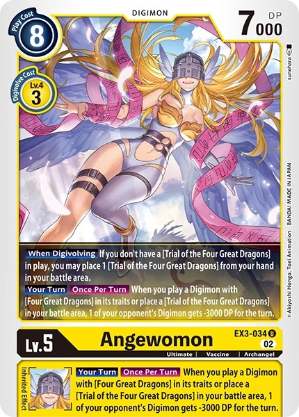 Angewomon [EX3-034] [Revision Pack Cards] | Viridian Forest