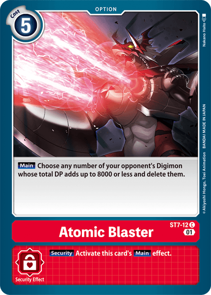 Atomic Blaster - ST7-12 C - Starter Deck 07: Gallantmon | Viridian Forest
