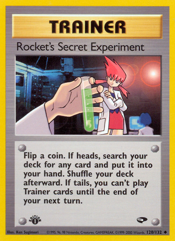Rocket's Secret Experiment (120/132) [Gym Challenge 1st Edition] | Viridian Forest