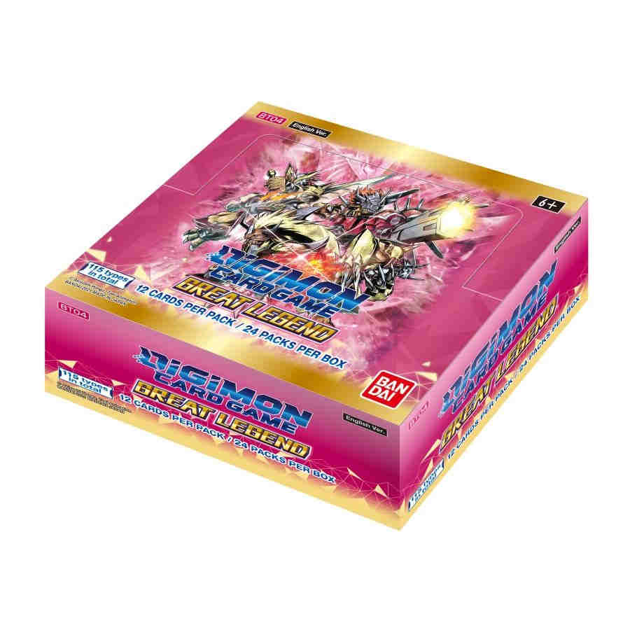 DIGIMON CARD GAME - BT04 GREAT LEGEND - BOOSTER BOX | Viridian Forest