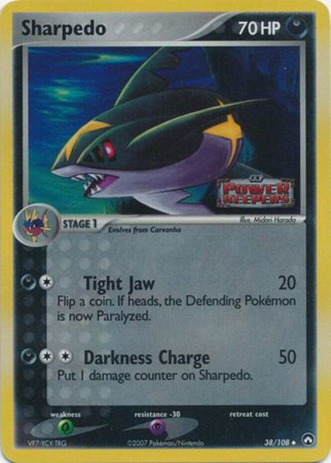 Sharpedo (38/108) (Stamped) [EX: Power Keepers] | Viridian Forest