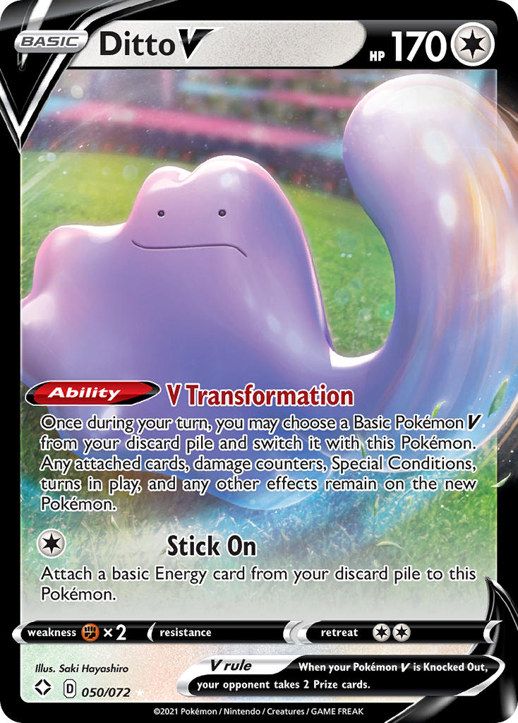 Ditto V - 050/072 - Shining Fates - Ultra Rare | Viridian Forest