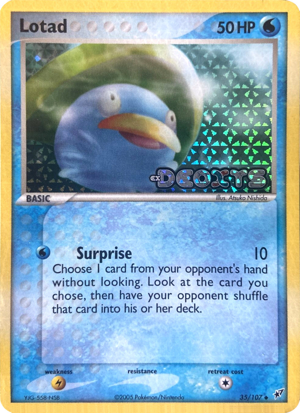 Lotad (35/107) (Stamped) [EX: Deoxys] | Viridian Forest