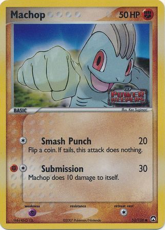 Machop (53/108) (Stamped) [EX: Power Keepers] | Viridian Forest