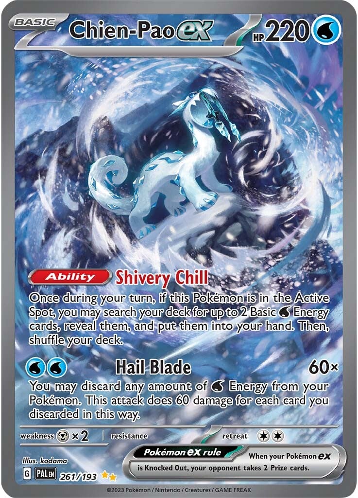 Chien-Pao ex - 261/193 - SV - Paldea Evolved - Special Illustration Rare | Viridian Forest