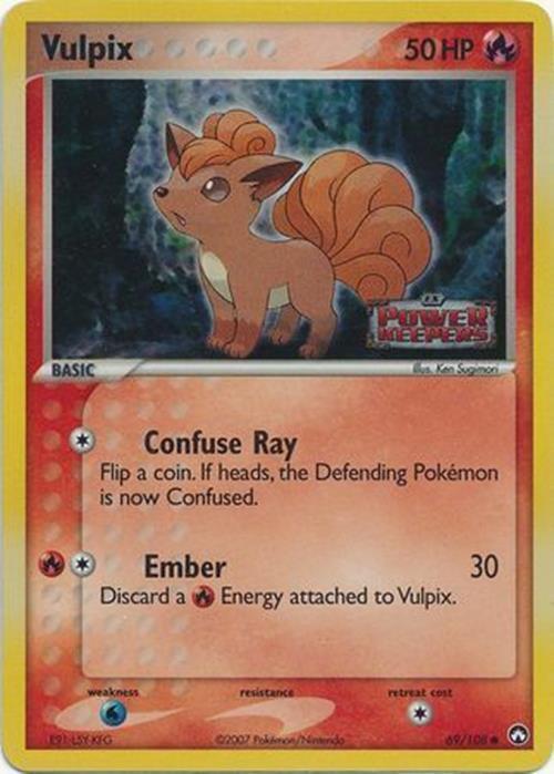 Vulpix (69/108) (Stamped) [EX: Power Keepers] | Viridian Forest
