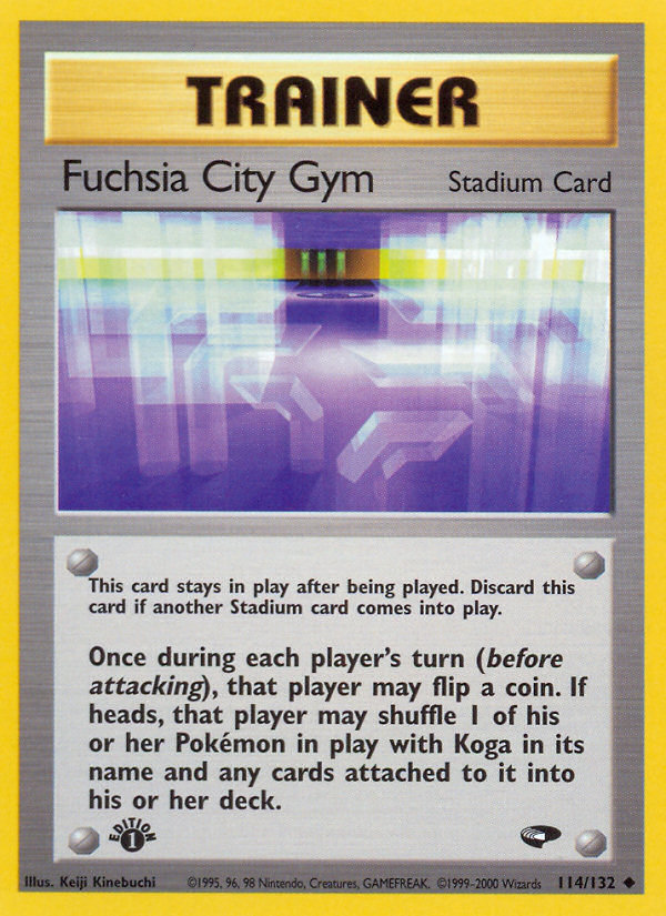 Fuchsia City Gym (114/132) [Gym Challenge 1st Edition] | Viridian Forest