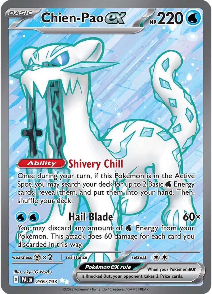 Chien-Pao ex - 236/193 - SV - Paldea Evolved - Ultra Rare | Viridian Forest