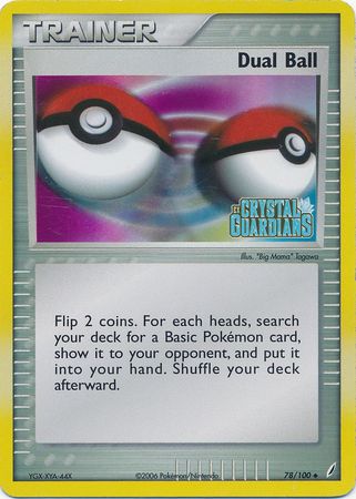 Dual Ball (78/100) (Stamped) [EX: Crystal Guardians] | Viridian Forest