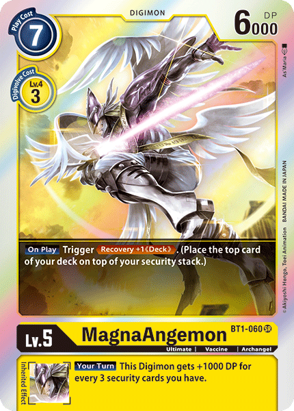 MagnaAngemon - BT1-060 SR - New Evolution | Viridian Forest