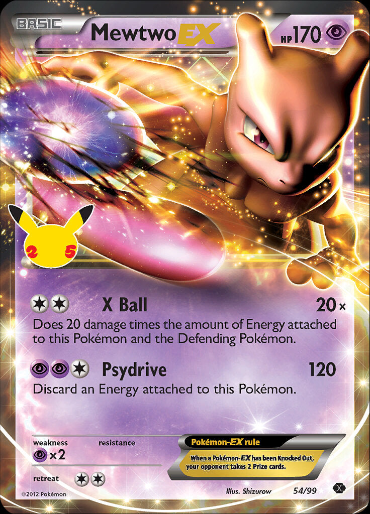 Mewtwo EX - 54/99 - Celebrations Classic Collection - Promo | Viridian Forest
