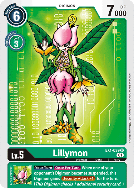 Lillymon - EX1-039 U - EX01 Classic Collection | Viridian Forest