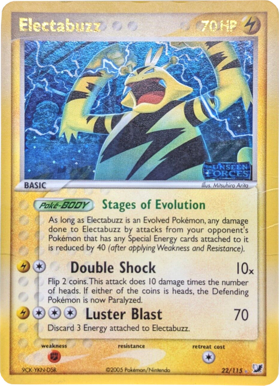 Electabuzz (22/115) (Stamped) [EX: Unseen Forces] | Viridian Forest
