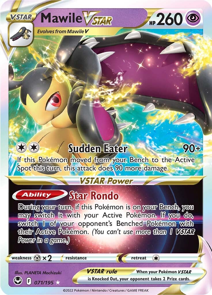 Mawile VSTAR - 71/195 - SWSH - Silver Tempest - Ultra Rare | Viridian Forest