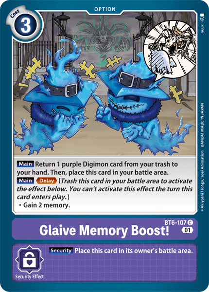Glaive Memory Boost! - BT6-107 C - Double Diamond | Viridian Forest