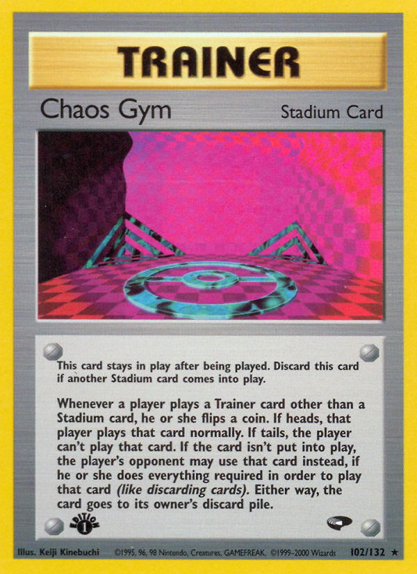 Chaos Gym (102/132) [Gym Challenge 1st Edition] | Viridian Forest