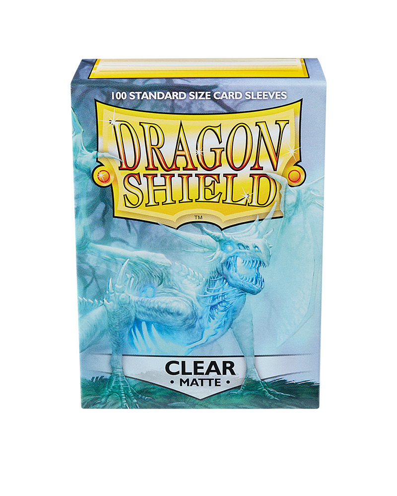 Dragon Shield Sleeves - Matte Clear (100) | Viridian Forest
