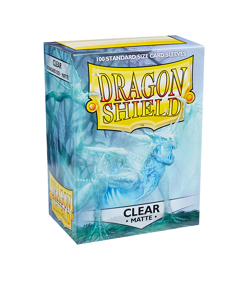 Dragon Shield Sleeves - Matte Clear (100) | Viridian Forest