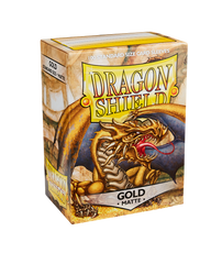 Dragon Shield Sleeves - Matte Gold (100) | Viridian Forest