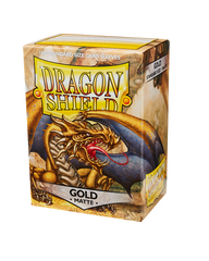 Dragon Shield Sleeves - Matte Gold (100) | Viridian Forest