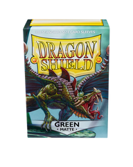Dragon Shield Sleeves - Matte Green (100) | Viridian Forest