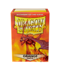 Dragon Shield Sleeves - Matte Orange (100) | Viridian Forest