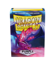 Dragon Shield Sleeves - Matte Purple (100) | Viridian Forest