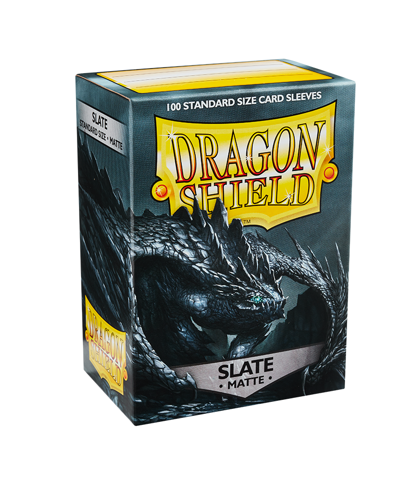 Dragon Shield Sleeves - Matte Slate (100) | Viridian Forest